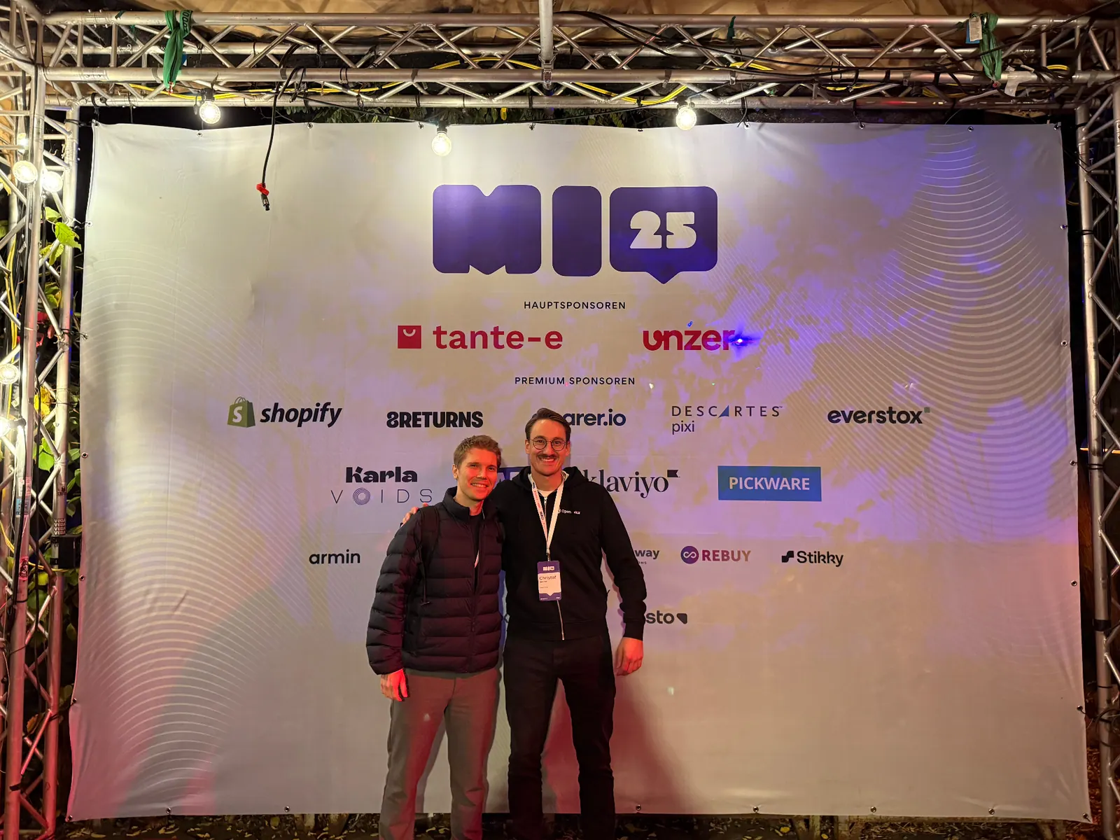 Ferry und Christof bei den Merchant Inspiration Talks 2025